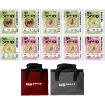 【桂冠營養研究室】素食十入組+贈保冷袋(紅/灰任選1)圖片