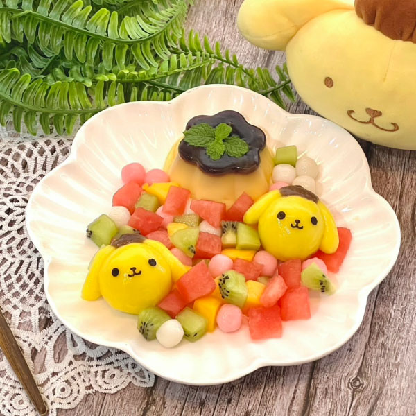 水果焦糖布丁湯圓圖片