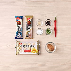 先將食材準備好。