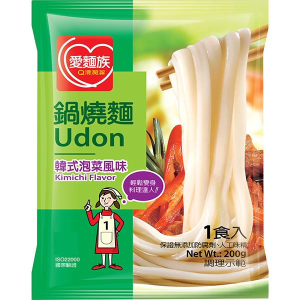 韓式泡菜鍋燒麵圖片
