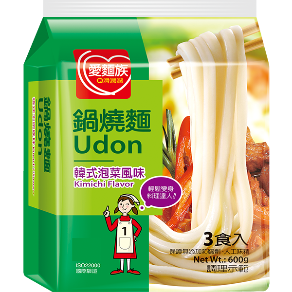 韓式泡菜鍋燒麵3入圖片