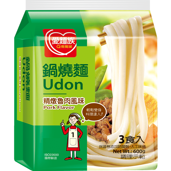 精燉魯肉鍋燒麵3入圖片
