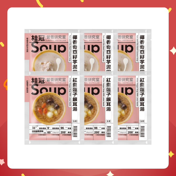 【桂冠營養研究室】涼夏甜湯6入組+限時送紅豆雪糕乙盒圖片