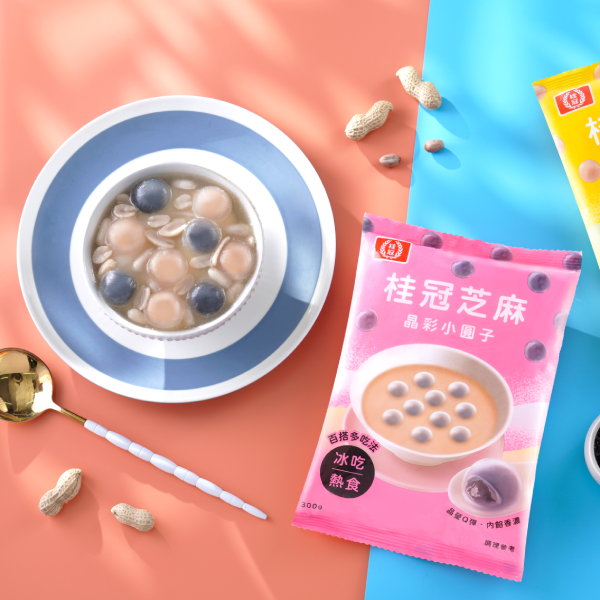 花生芝麻晶彩小圓子甜湯照片