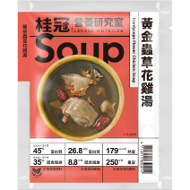 【桂冠營養研究室】黃金蟲草花雞湯圖片