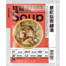 【桂冠營養研究室】蕈菇藜麥雞湯圖片