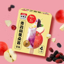 青森蘋果桑葚雪酪4入盒裝圖片