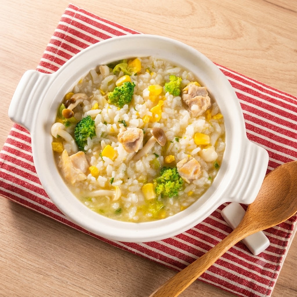 依喜好加入鹽、白胡椒調味,最後淋一點香油。